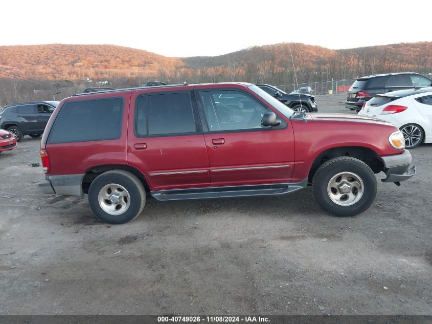 2000 Ford Explorer Xlt VIN: 1FMZU73E1YZA18523 Lot: 40749026