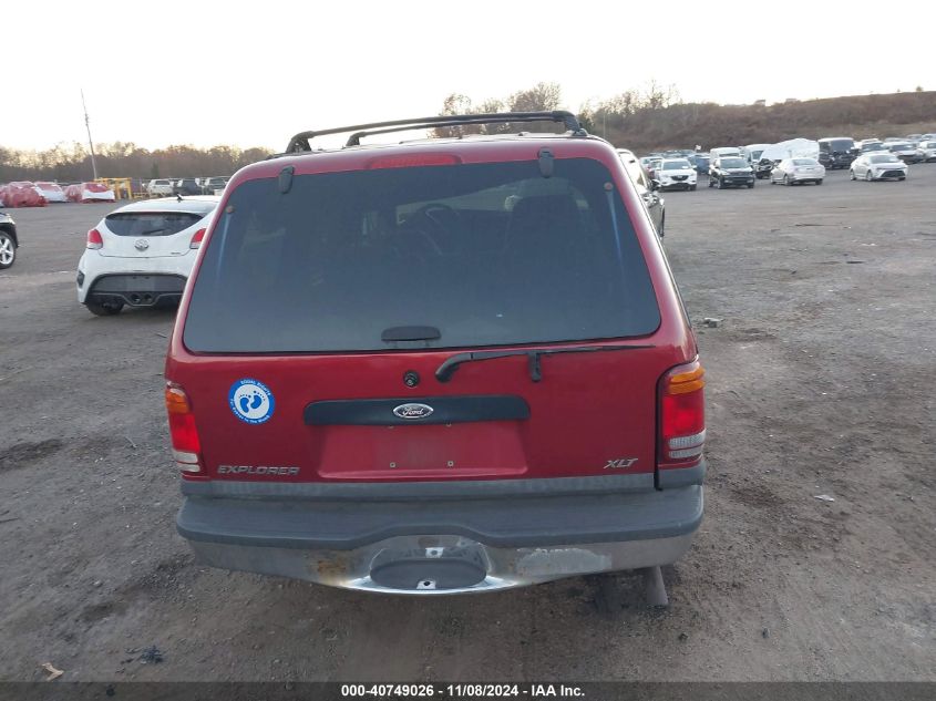 2000 Ford Explorer Xlt VIN: 1FMZU73E1YZA18523 Lot: 40749026