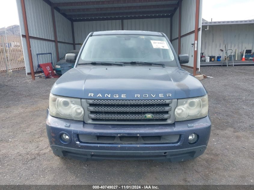 2006 Land Rover Range Rover Sport Hse VIN: SALSF25446A918487 Lot: 40749027