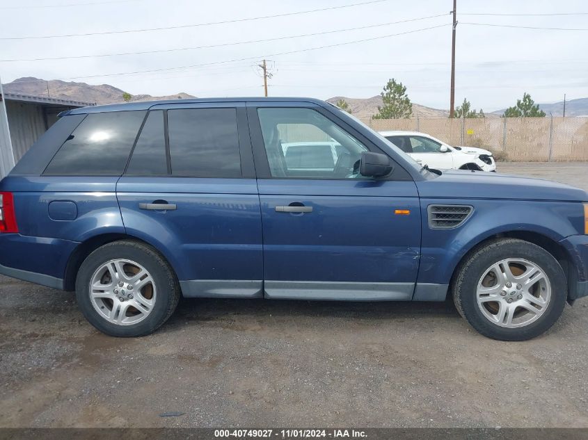 2006 Land Rover Range Rover Sport Hse VIN: SALSF25446A918487 Lot: 40749027