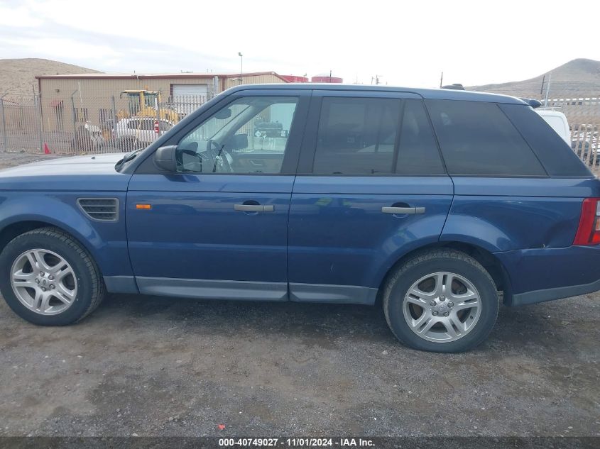 2006 Land Rover Range Rover Sport Hse VIN: SALSF25446A918487 Lot: 40749027