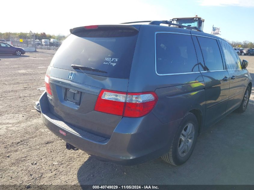 2007 Honda Odyssey Ex-L VIN: 5FNRL38637B447393 Lot: 40749029