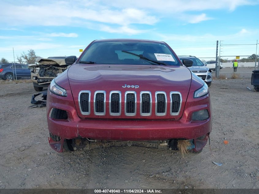 2017 Jeep Cherokee Sport 4X4 VIN: 1C4PJMAB2HW537593 Lot: 40749040