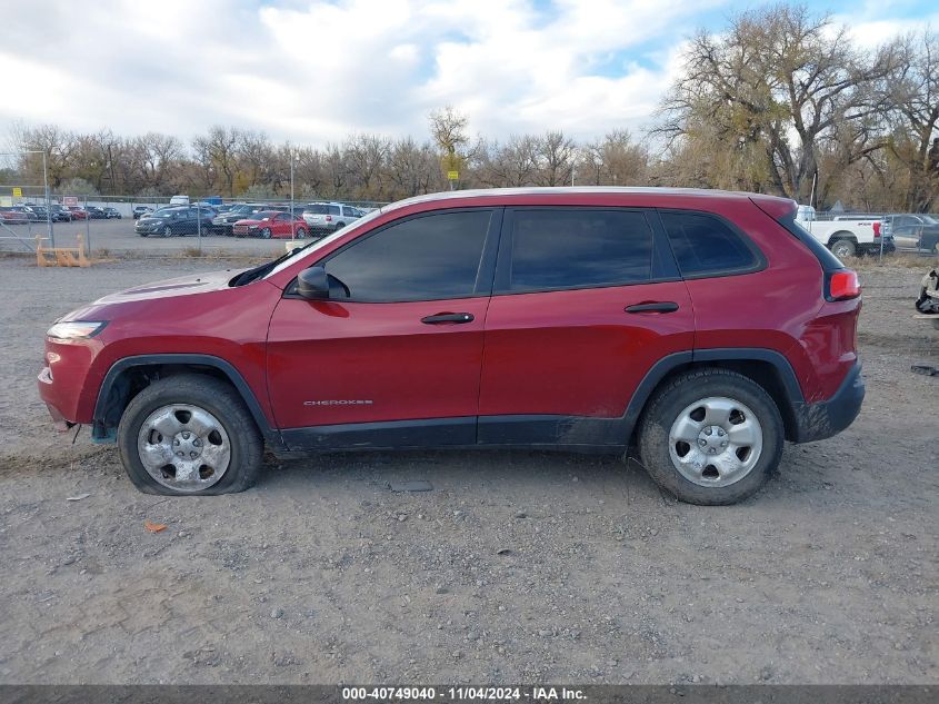 2017 Jeep Cherokee Sport 4X4 VIN: 1C4PJMAB2HW537593 Lot: 40749040