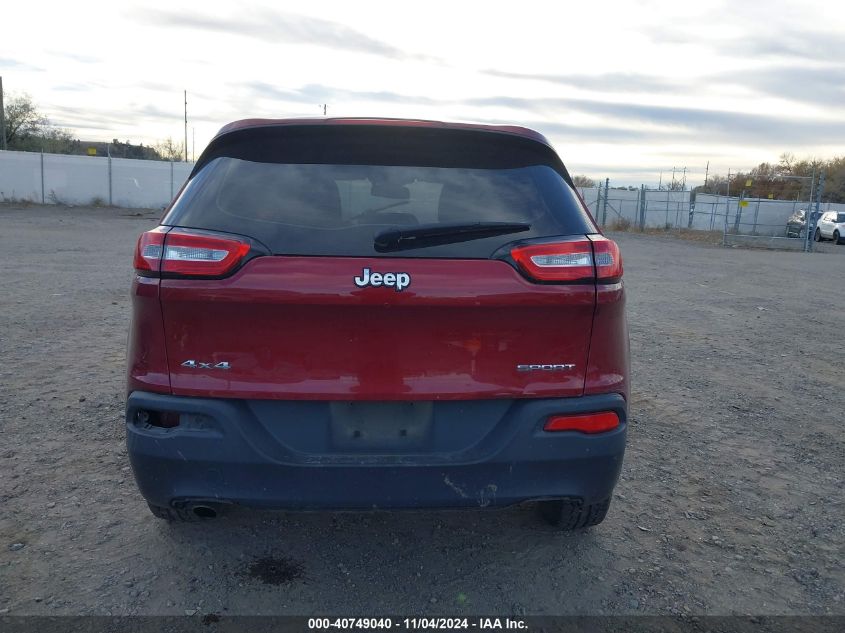 2017 Jeep Cherokee Sport 4X4 VIN: 1C4PJMAB2HW537593 Lot: 40749040