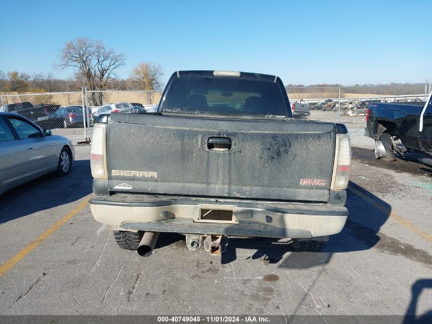 2002 GMC Sierra 1500Hd Sle VIN: 1GTGK13U82F156798 Lot: 40749045