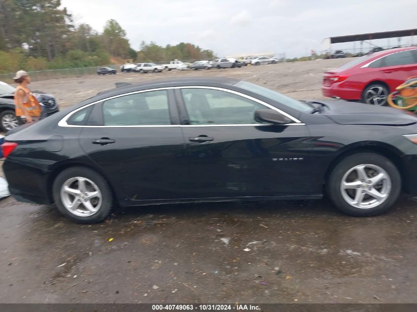 2017 Chevrolet Malibu Ls VIN: 1G1ZB5ST7HF106811 Lot: 40749063