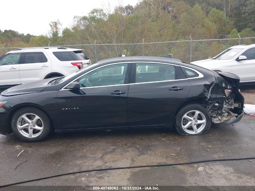 2017 Chevrolet Malibu Ls VIN: 1G1ZB5ST7HF106811 Lot: 40749063