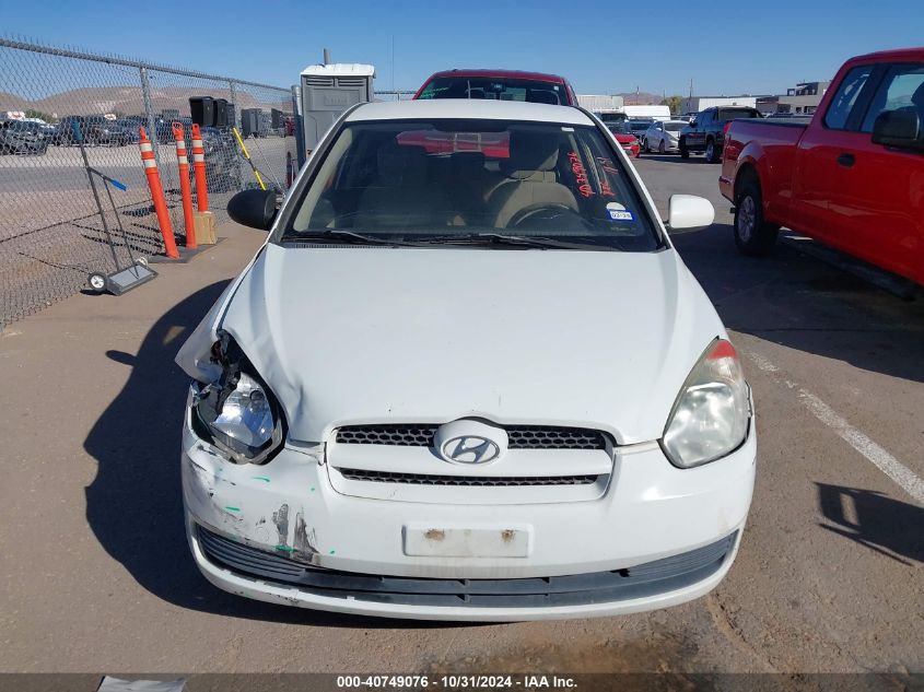 2010 Hyundai Accent Gs VIN: KMHCM3AC7AU160278 Lot: 40749076