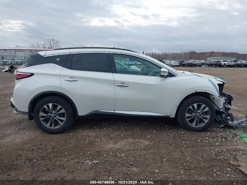 2018 Nissan Murano Platinum/S/Sl/Sv VIN: 5N1AZ2MH6JN133934 Lot: 40749090