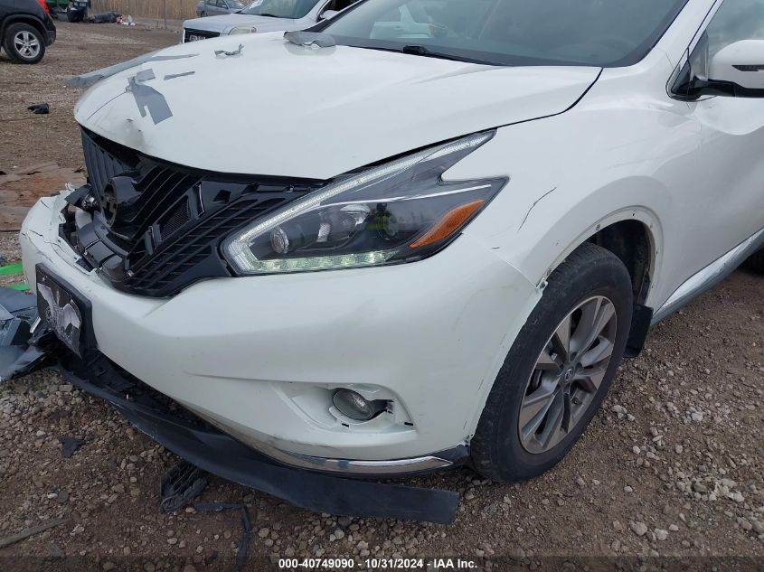 2018 Nissan Murano Platinum/S/Sl/Sv VIN: 5N1AZ2MH6JN133934 Lot: 40749090