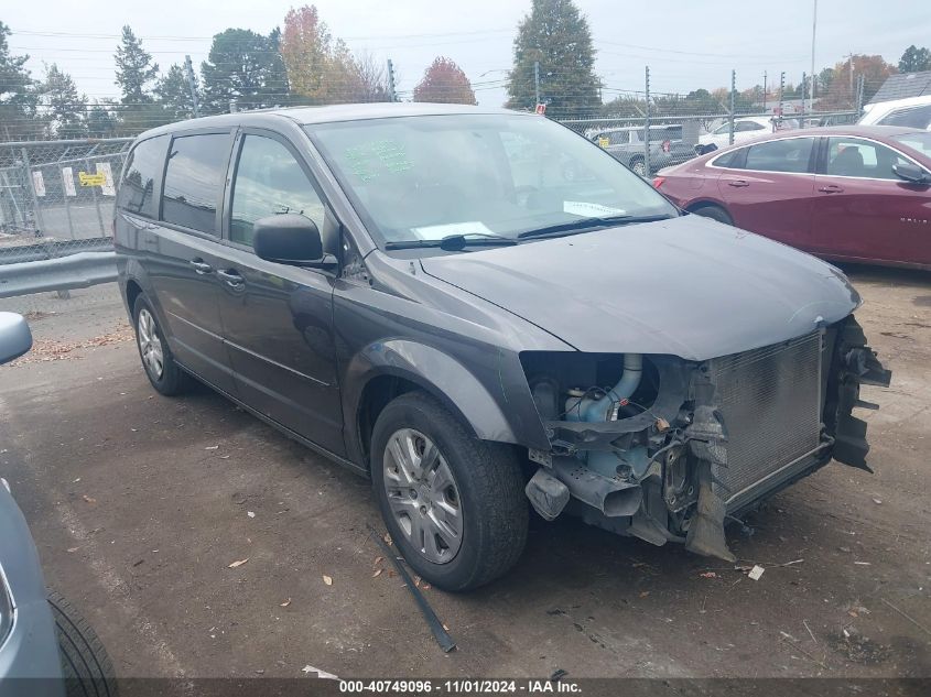 2017 Dodge Grand Caravan Se VIN: 2C4RDGBG4HR840735 Lot: 40749096