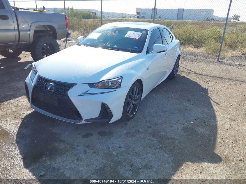 VIN JTHBA1D25J5077991 2018 Lexus IS, 300 no.2