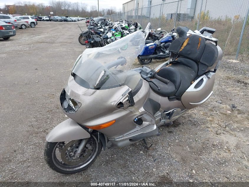 2001 BMW K1200 Lt VIN: WB10555A81ZD74854 Lot: 40749117