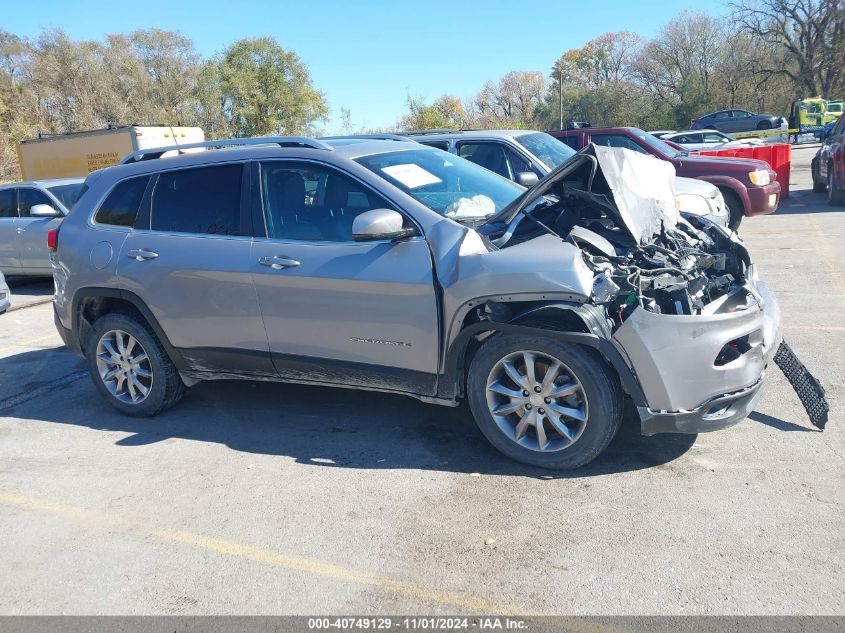 2018 Jeep Cherokee Limited 4X4 VIN: 1C4PJMDB4JD560001 Lot: 40749129