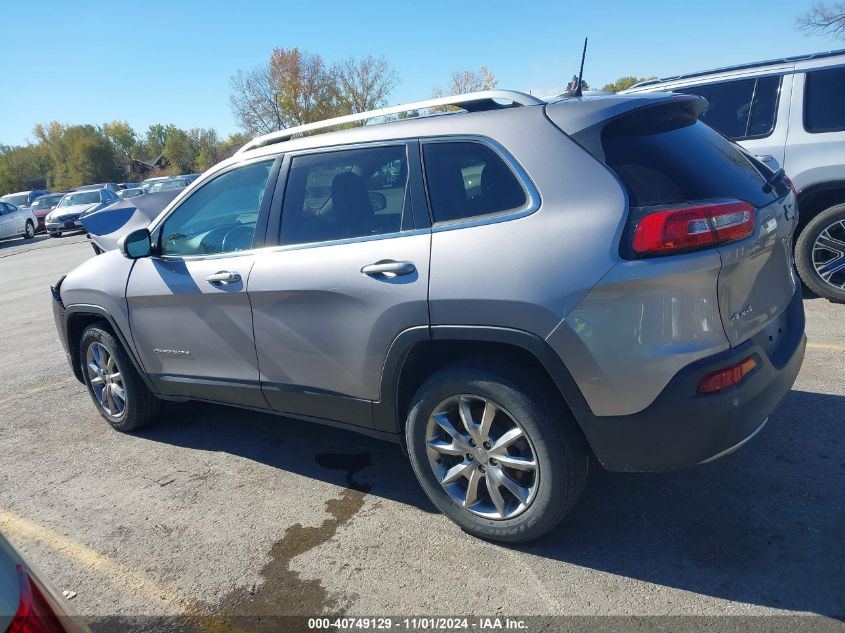 2018 Jeep Cherokee Limited 4X4 VIN: 1C4PJMDB4JD560001 Lot: 40749129