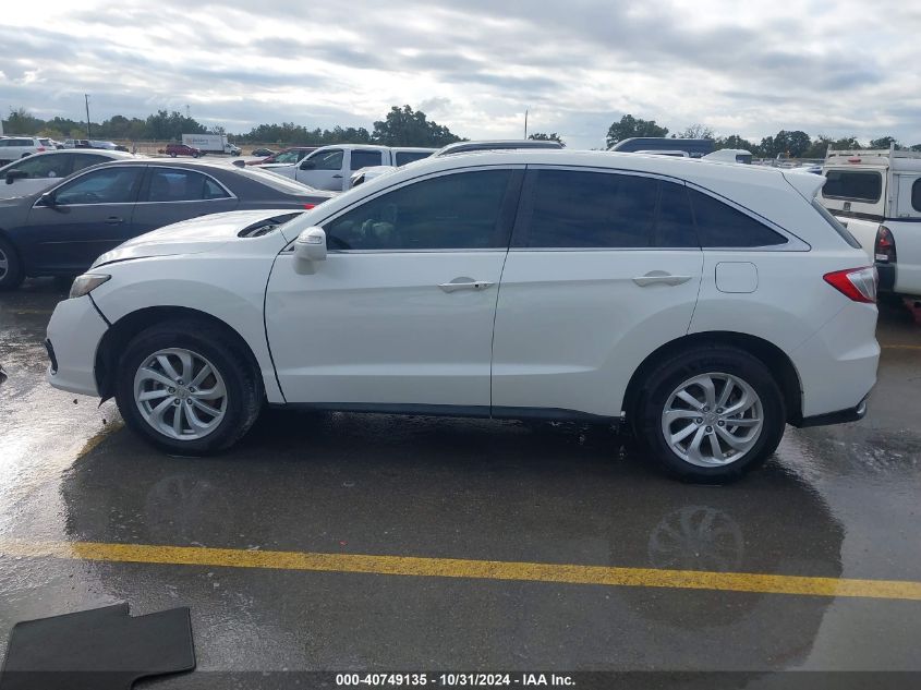 2018 Acura Rdx VIN: 568TB3H3XJL009636 Lot: 40749135