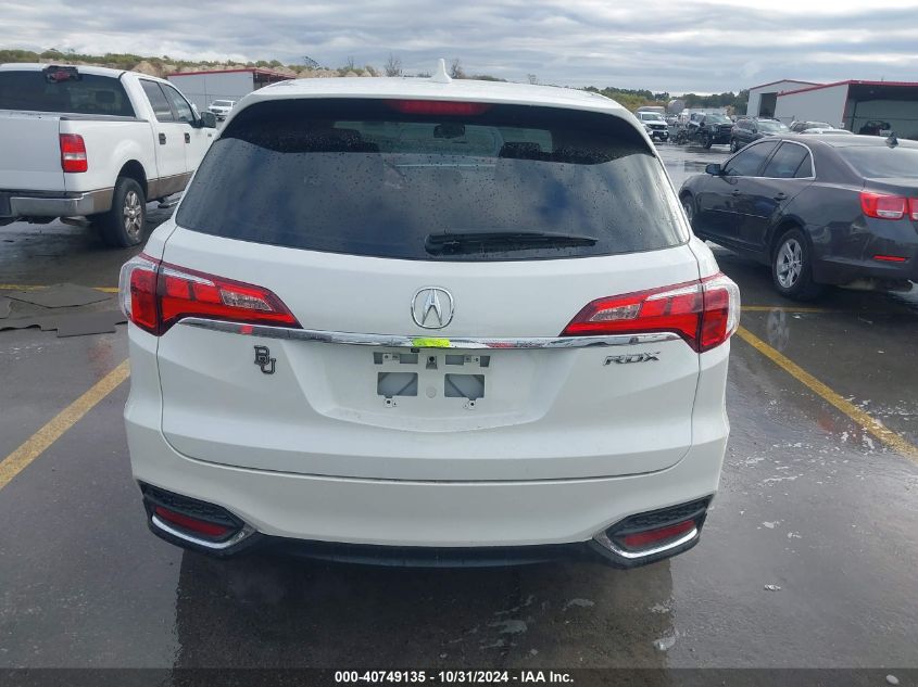 2018 Acura Rdx VIN: 568TB3H3XJL009636 Lot: 40749135