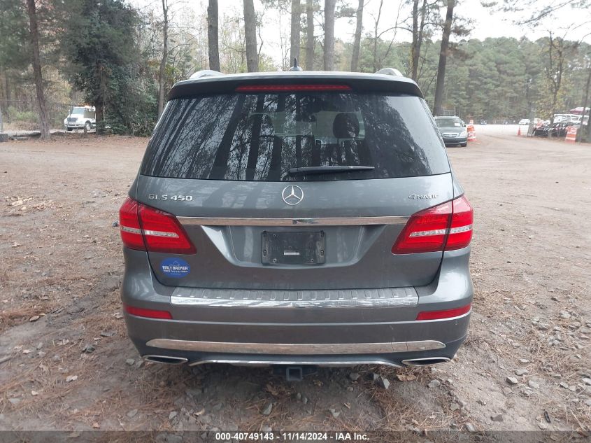 2019 Mercedes-Benz Gls 450 4Matic VIN: 4JGDF6EE9KB221039 Lot: 40749143