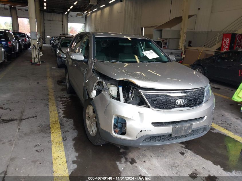 VIN 5XYKTCA6XEG543734 2014 KIA Sorento, LX no.1