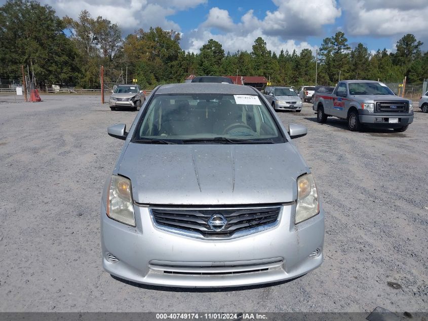 2012 Nissan Sentra 2.0 S VIN: 3N1AB6AP5CL780410 Lot: 40749174