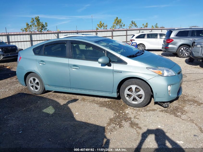 2012 Toyota Prius Three VIN: JTDKN3DU5C1521089 Lot: 40749192