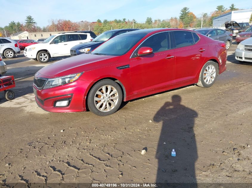 VIN 5XXGN4A75EG327809 2014 KIA OPTIMA no.2