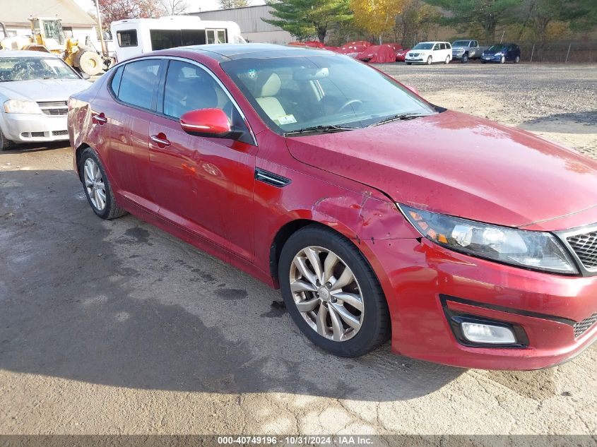 2014 Kia Optima Ex VIN: 5XXGN4A75EG327809 Lot: 40749196