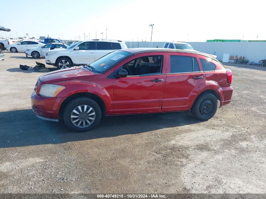 2008 Dodge Caliber Se VIN: 1B3HB28B18D586020 Lot: 40749215