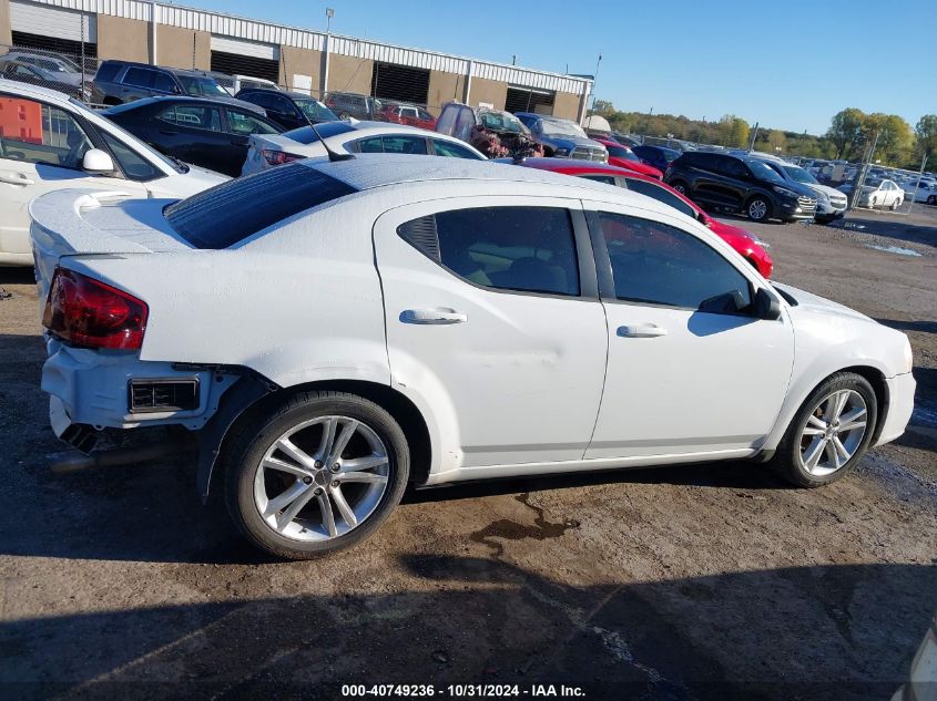 2013 Dodge Avenger Se V6 VIN: 1C3CDZAG0DN621804 Lot: 40749236