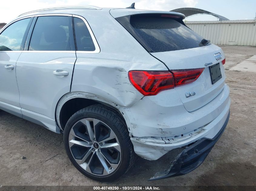 2021 Audi Q3 Premium Plus 45 Tfsi S Line Quattro Tiptronic VIN: WA1EECF32M1045073 Lot: 40749250