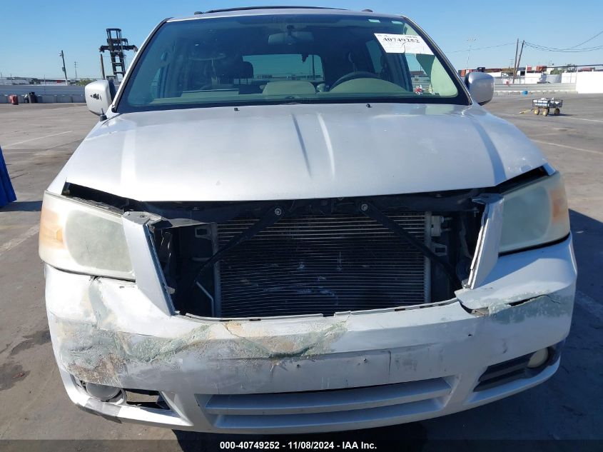 2010 Dodge Grand Caravan Sxt VIN: 2D4RN5D11AR190927 Lot: 40749252