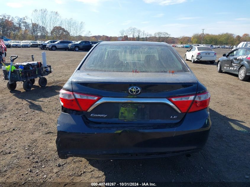 2015 Toyota Camry Le VIN: 4T4BF1FK6FR450924 Lot: 40749267