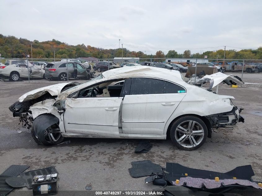 2013 Volkswagen Cc R-Line VIN: WVWBN7AN6DE545352 Lot: 40749297