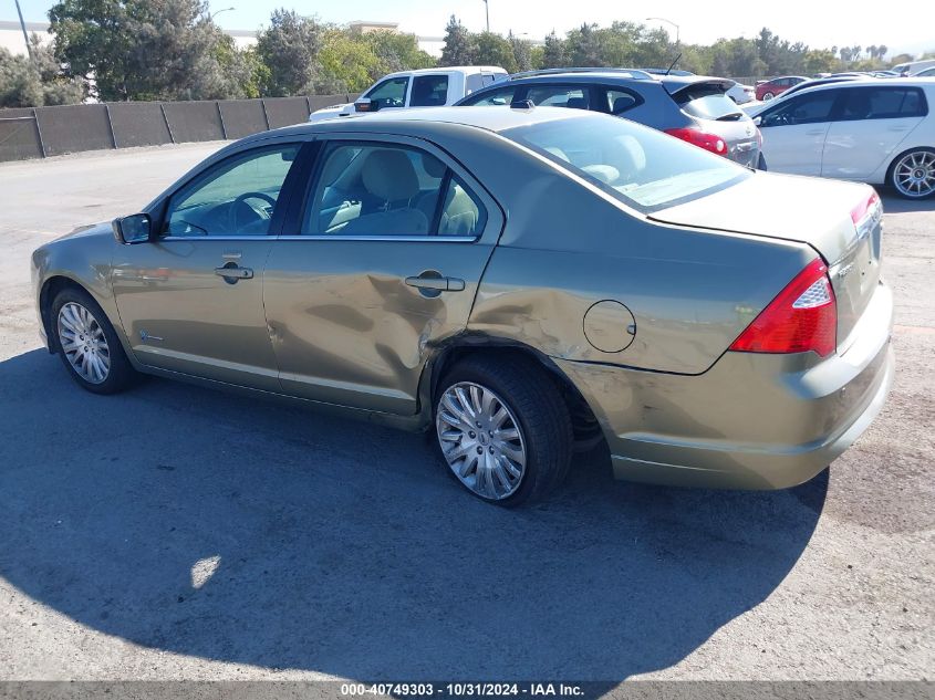 2012 Ford Fusion Hybrid VIN: 3FADP0L36CR220286 Lot: 40749303