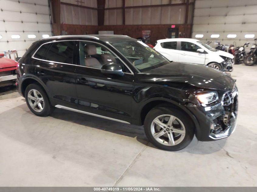 2023 Audi Q5 Premium 40 Tfsi Quattro S Tronic VIN: WA1ABAFY4P2095415 Lot: 40749319