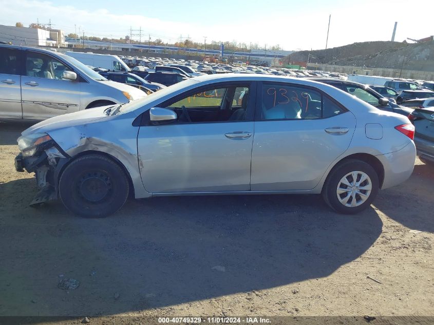 2016 Toyota Corolla L VIN: 2T1BURHE0GC600647 Lot: 40749329