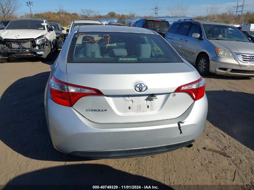 2016 Toyota Corolla L VIN: 2T1BURHE0GC600647 Lot: 40749329