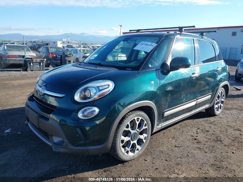 2014 Fiat 500L Trekking VIN: ZFBCFADHXEZ020201 Lot: 40749339