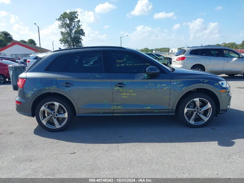 2020 Audi Q5 Titanium Premium Plus 45 Tfsi Quattro S Tronic VIN: WA1ENAFYXL2096037 Lot: 40749342