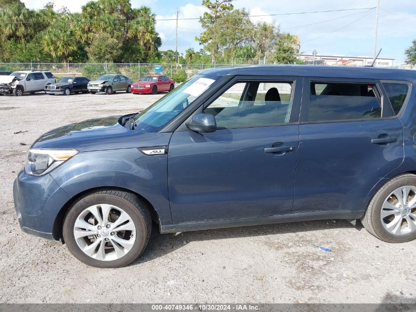 2015 Kia Soul + VIN: KNDJP3A55F7191345 Lot: 40749346