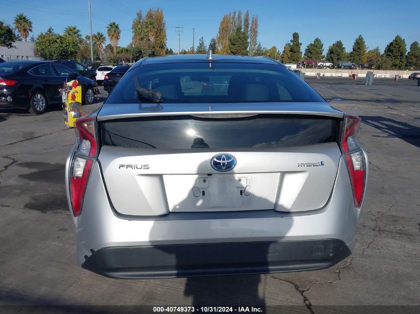 2016 Toyota Prius Three VIN: JTDKARFU4G3020958 Lot: 40749373