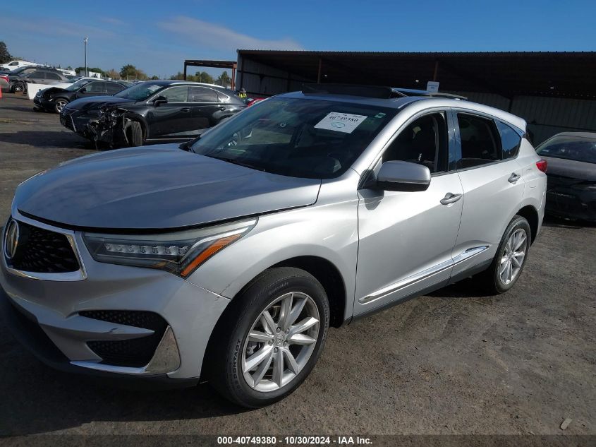 2021 Acura Rdx Standard VIN: 5J8TC1H34ML011114 Lot: 40749380