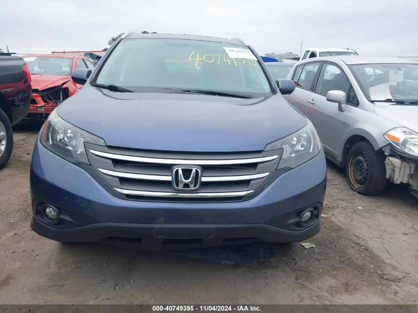 2013 Honda Cr-V Ex-L VIN: 2HKRM4H71DH658696 Lot: 40749395