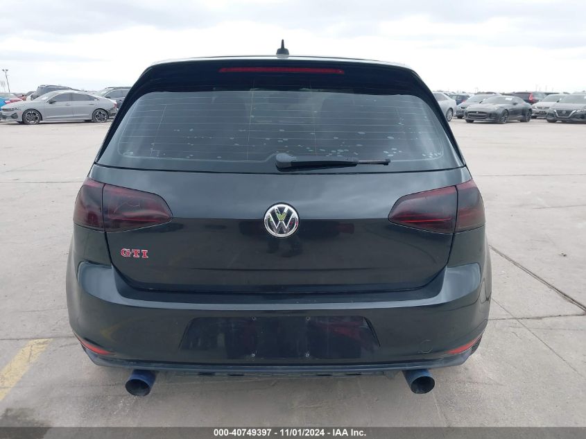 2017 VOLKSWAGEN GOLF GTI AUTOBAHN 4-DOOR/S 4-DOOR/SE 4-DOOR/SPORT 4-DOOR - 3VW547AU0HM010893