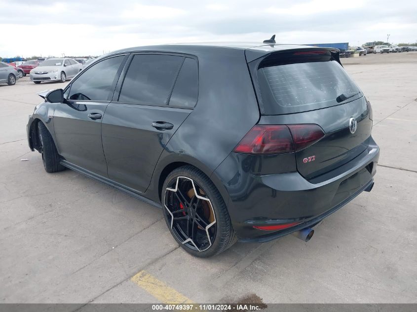 2017 VOLKSWAGEN GOLF GTI AUTOBAHN 4-DOOR/S 4-DOOR/SE 4-DOOR/SPORT 4-DOOR - 3VW547AU0HM010893