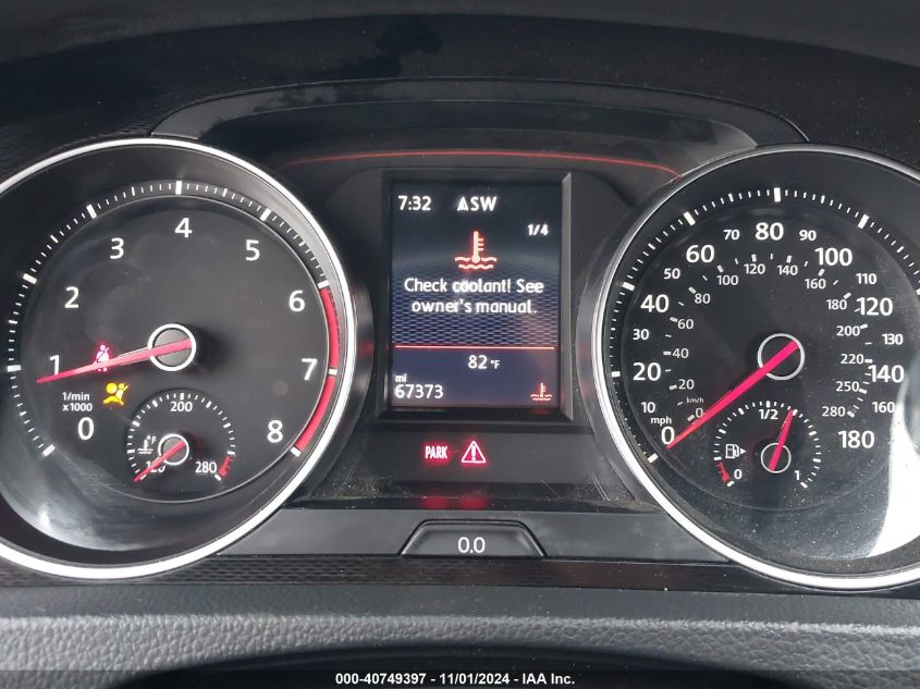 2017 VOLKSWAGEN GOLF GTI AUTOBAHN 4-DOOR/S 4-DOOR/SE 4-DOOR/SPORT 4-DOOR - 3VW547AU0HM010893