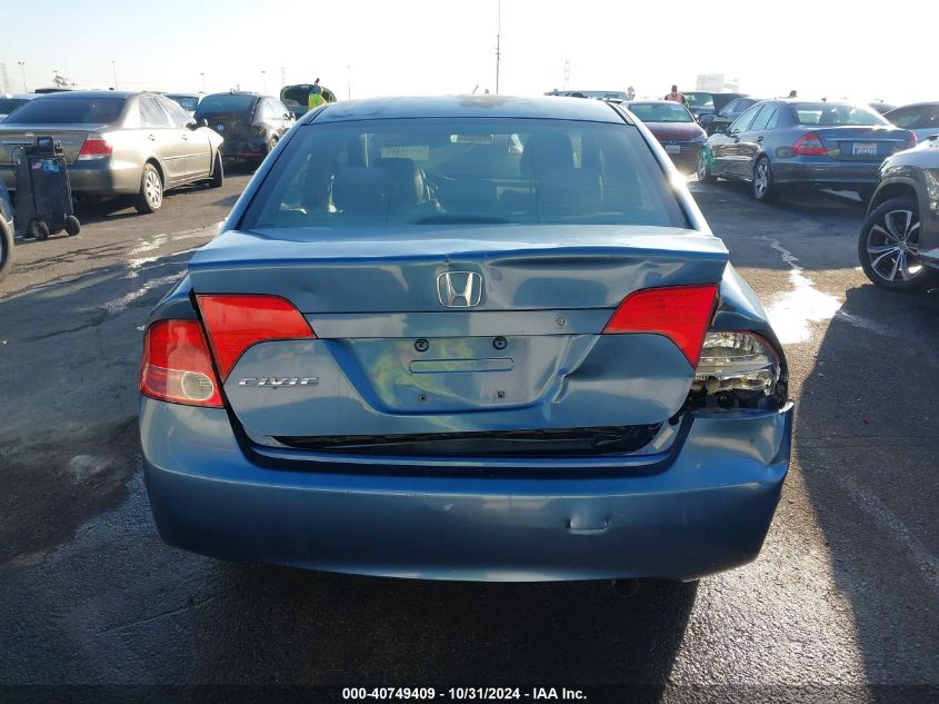 2008 Honda Civic Lx VIN: 2HGFA16508H522975 Lot: 40749409