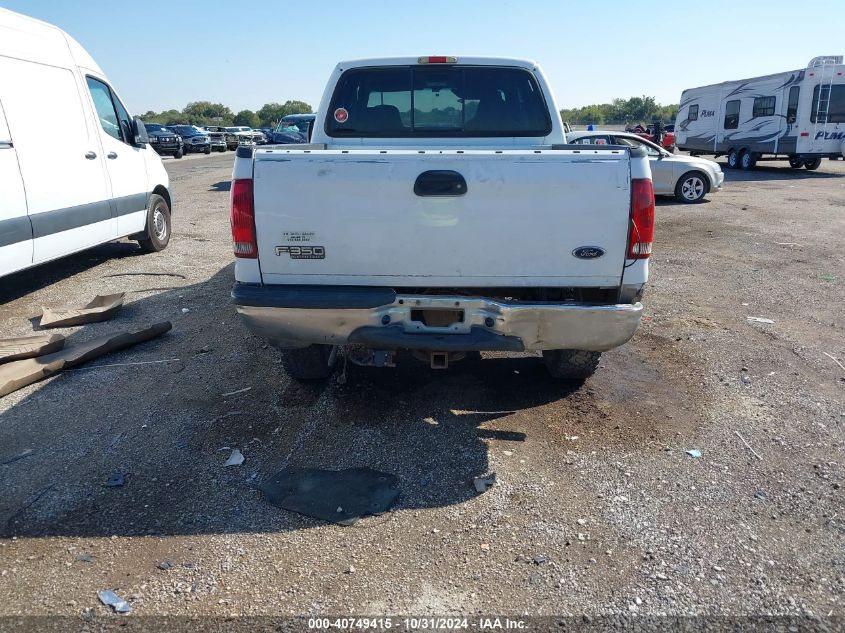 2002 Ford F-350 Lariat/Xl/Xlt VIN: 1FTSW31F12EA30383 Lot: 40749415