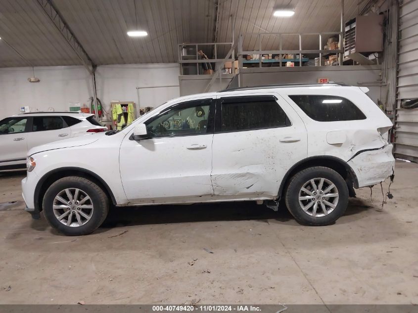 2019 Dodge Durango Sxt Awd VIN: 1C4RDJAG8KC733959 Lot: 40749420